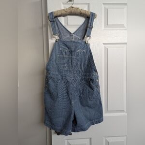 Vintage Striped Overalls